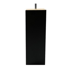 Furniture Legs Europe Furniture Foot Black Square Wood Height 25 cm (M8) High Quality and Sustainable Wood