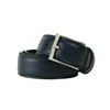 Conte Massimo Men's Genuine Leather Belt Made in Italy, blue