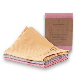 BOHORIA® Kitchen Towel Set of 3 Microfibre Cloths Absorbent Cleaning Cloths for Streak-Free Cleaning without Detergents - All-Purpose Cloths - Window Cloths 40 x 60 cm (Set of 3)