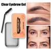 Smudge-Proof Clear Eyebrow Gel for Natural Brows - Long-Lasting Styling