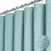 BTTN Extra Long Shower Curtain - 72x96 Inch Long Linen
