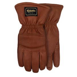 Watson Gloves Full-Grain Leather Winter Lined Ranch Gloves - Crazy Horse Heritage, Water Resistant, Comfortable, Warm Lining