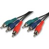 kenable RGB Component Video Lead 3 Phonos To 3 RCA