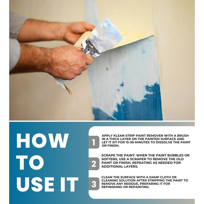 GROVE QKSW94341 Klean Strip Paint Stripper After Wash Bundle, Multicolor