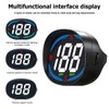 CGEAMDY Car HUD Head-up Display LED Projector, GPS Speedometer Odometer,