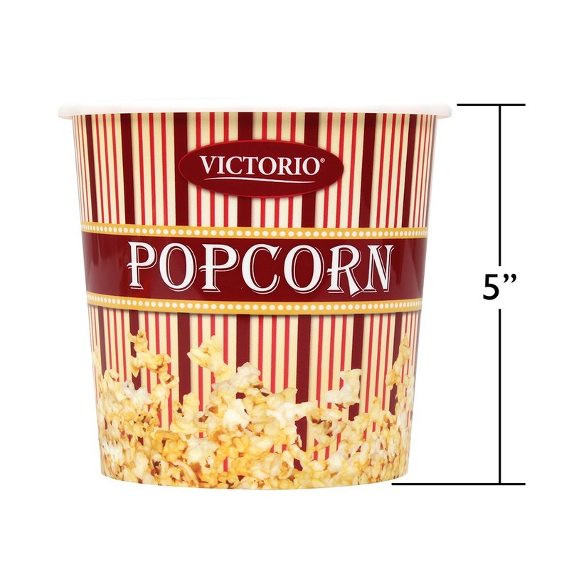 Reusable Plastic Popcorn Bucket - Time for Treats VKP1166 Popcorn