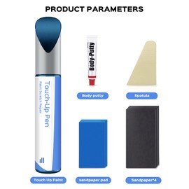 PARTS4EV Quartz Blue Pearl(J8U) Touch Up Paint Repair Kit Compatible with Subaru - DIY Kit Exactly Matches Chips and Nicks