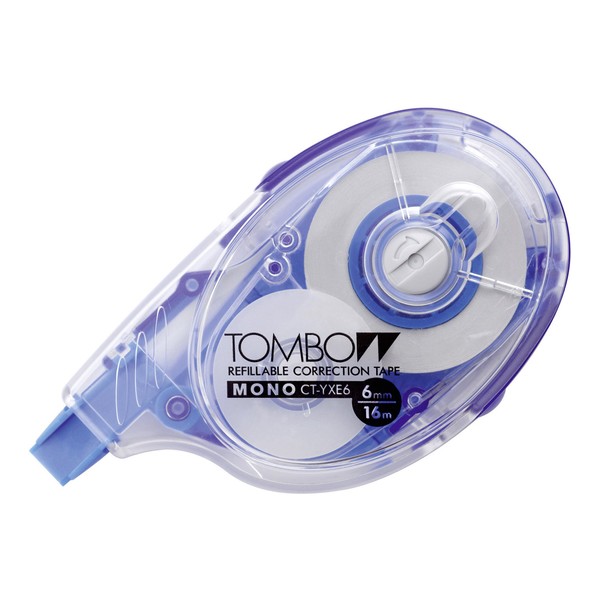 Tombow Refillable Correction Tape Easy-write Extra Long 6mmx6m Ref CT-YXE6