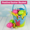 Needzo Colorful Felt Easter Baskets with Handles, Small Gift Bags