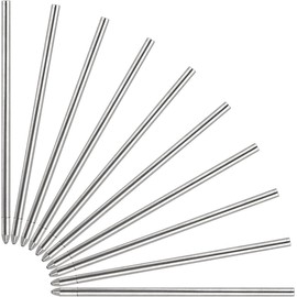 4 in 1 Multi Function Refillable and Retractable Multi Color Pen Refill,Black Red Blue Ballpoint Pen Refill, Multicolor Pen Gift for Journaling (10 Blue)