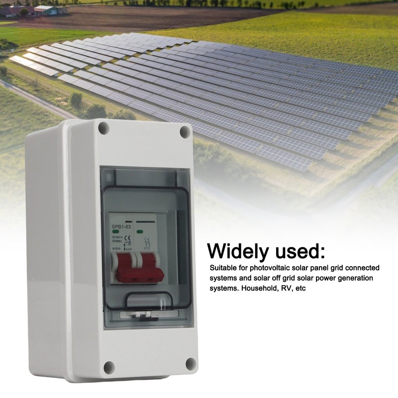 DC500V Photovoltaic Electrical Isolator Switch IP65 Waterproof PV DC Disconnect