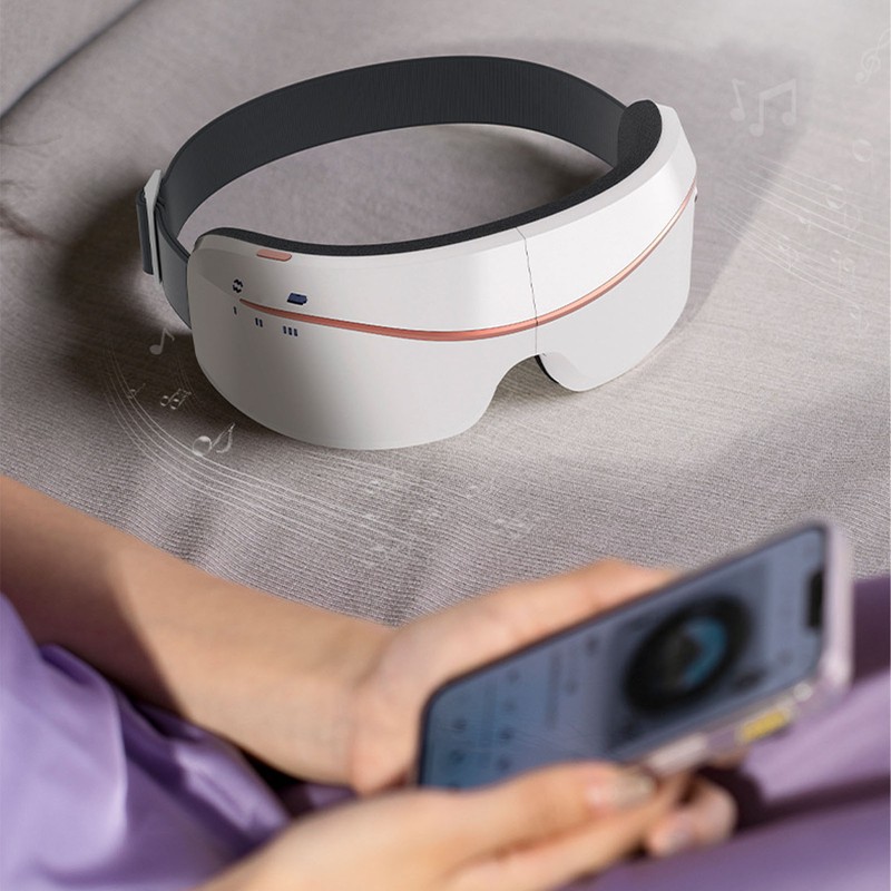 Eye Massager Smart Bluetooth Heating Vibration USB Charging Eye Massage