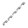 50pcs Hair Extension Clips Set Stainless Steel DIY 8 Teeth