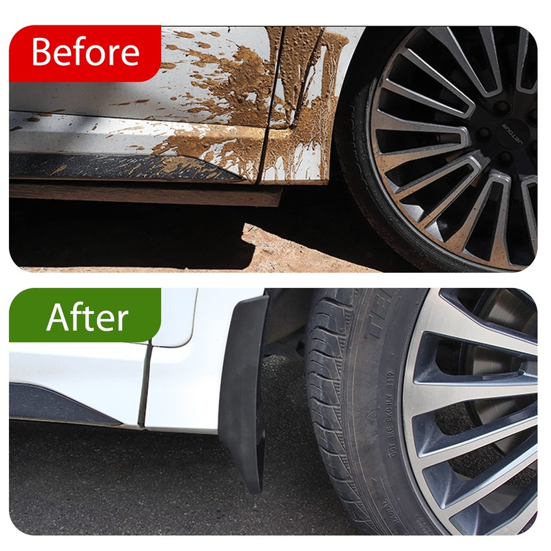 BDFHYK Mud Flaps Splash Guards 4PCS Front & Rear Side