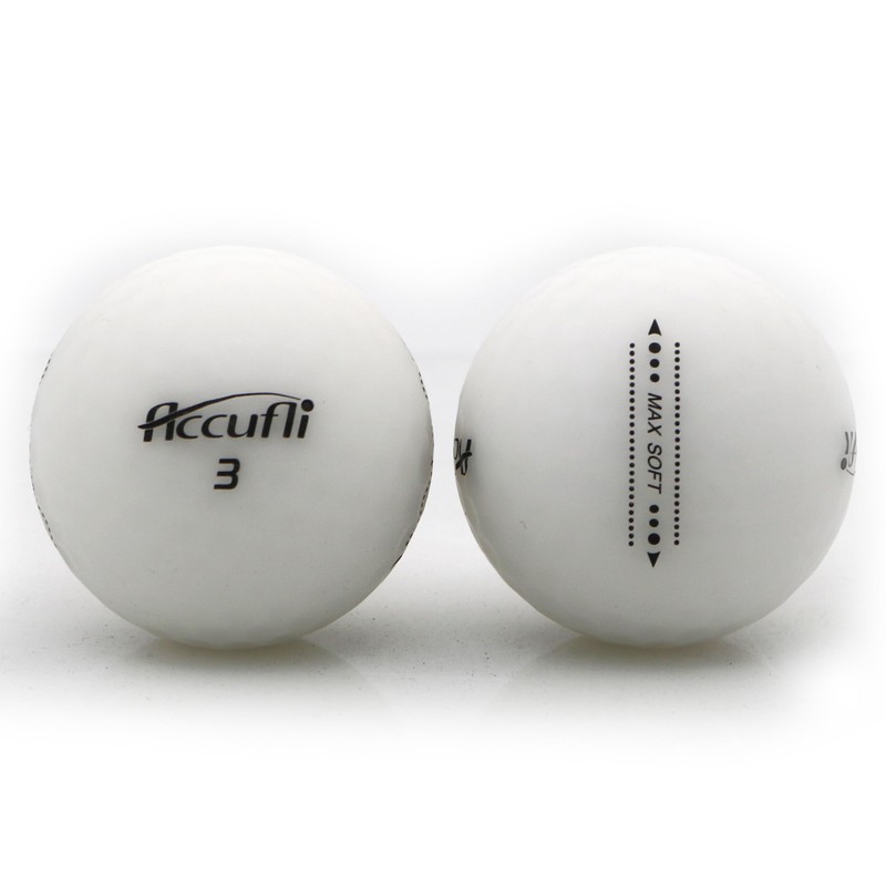 Accufli Max Soft Golf Balls (Matte White 12PK)