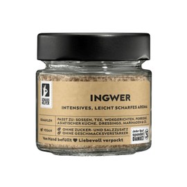Bremer Gewürzhandel Ginger Ground Ginger Powder for Cooking, 30 g in Glass