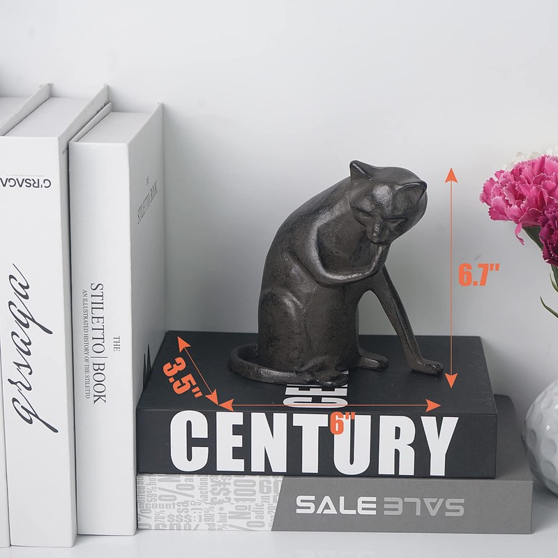 DreamsEden Metal Cat Statue Home Decor Figurine