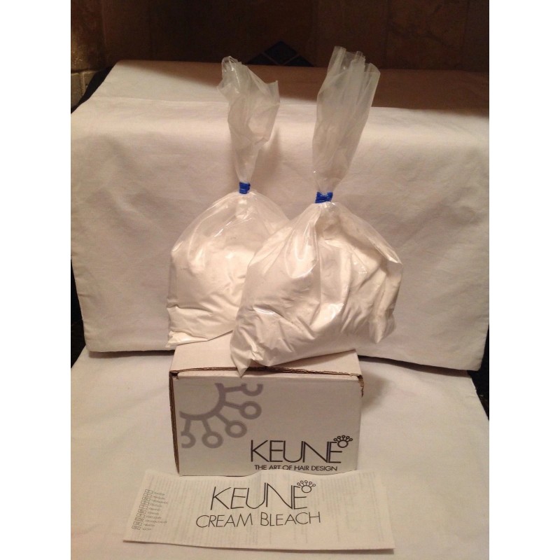 KEUNE DUST FREE CREAM BLEACH REFILL 2X 500G - 17.6