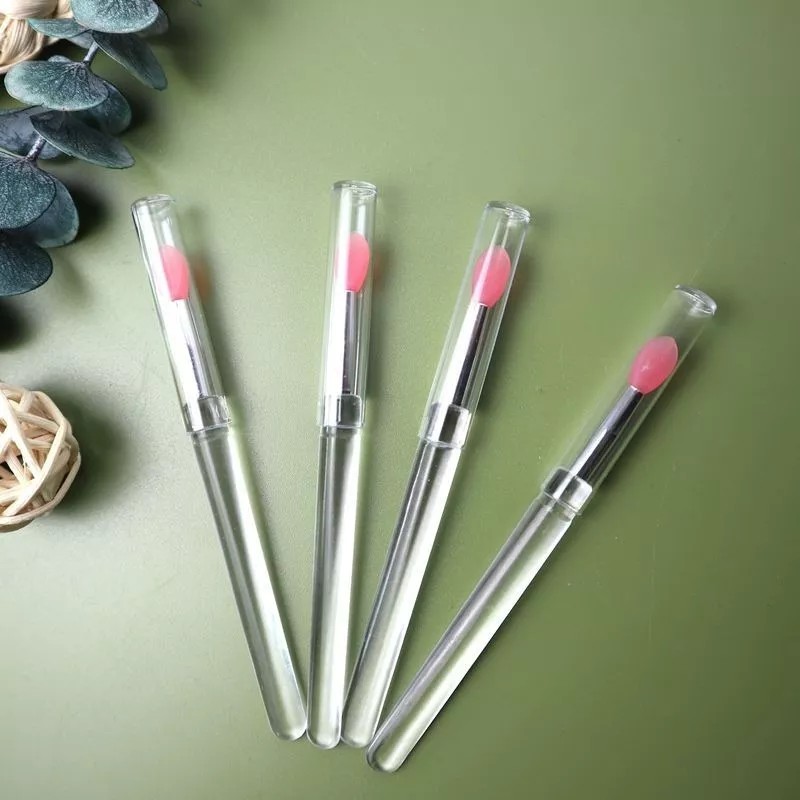 GAB Belleza Brocha Silicón Con Tapa Sombra Glitter Portátil (3