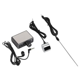 Water Leakage Detector, 20000X Audio Magnification Underground Water Pipe Leakage Monitor -70D db Dual Probe Water Pipe Leak Sound Intensifier Underground Water Search Machine with Earphone(US)