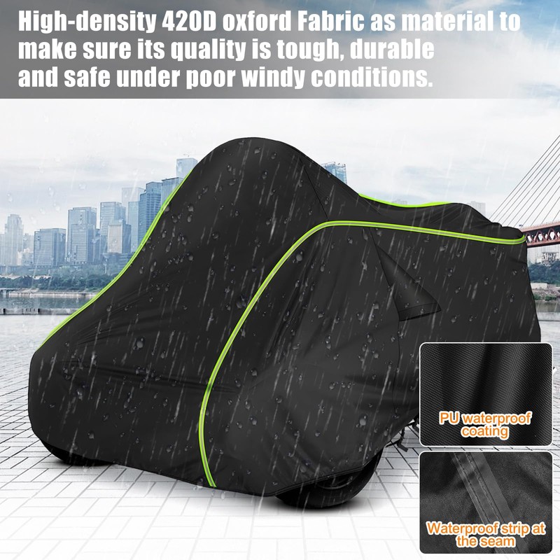 for Can-Am Spyder RT Full Cover 2010-2019, 420D Heavy Duty