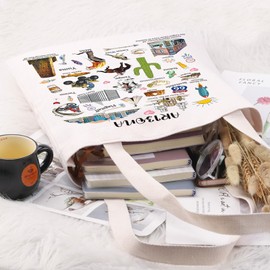 PYOUL Arizona State Themed Travel Gift Arizona Tote Bag Desert Adventure Love Handbag Arizona Souvenir Gift (Arizona T EU)