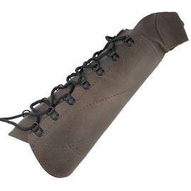 longbowmaker Traditional Leather Arm Guard for Archery (Right Hand)