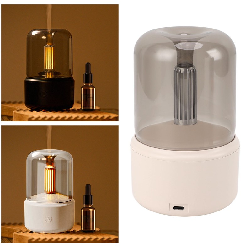 Candlelight Essential Oil Diffuser Plastic with 120ml Water Tank USB