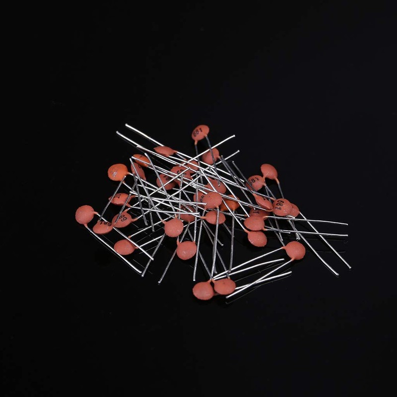 TopHomer Ceramic Capacitor Assortment Kit, 960 Pieces, 24 Values, 2pF-0.1UF,