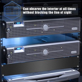 10 Pieces Blank Panel Metal Rack Mount Filler Panel Blank Rack Mount Panel Flat Panel Metal Disassembled Panel for 19 Inch Server Rack Cabinet or Enclosure (2 U)