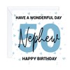 happy 50 50th Birthday Nephew Card age (envelope included)