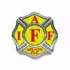IAFF Stickers 2inch Decals 4 pack Firefighter Intl Maltese Cross Yellow and Red