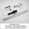Chrome Bathroom Faucet Waterfall GGStudy Single Handle One Hole Farmhouse