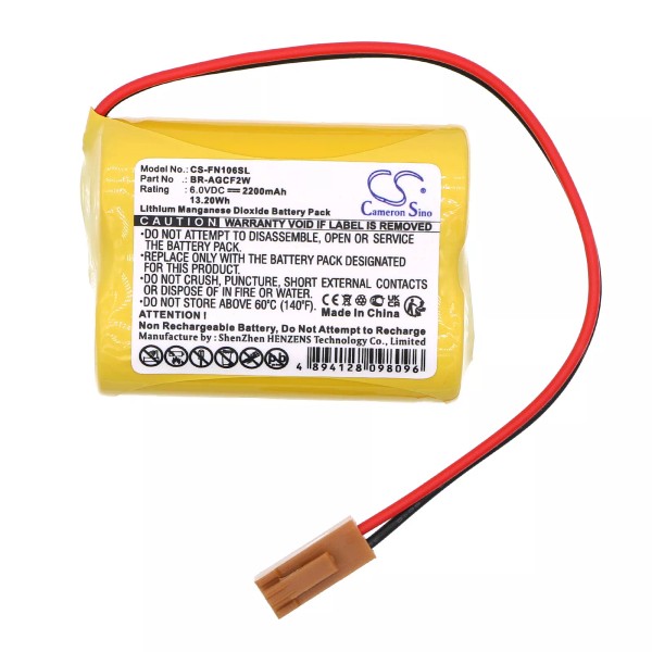For GE New Battery For GE A06B0177D106,A06B-0177-D106,A98L00310011#L 2200mAh / 13.20Wh