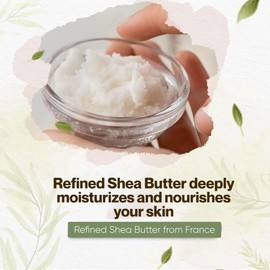 uh*Roh*Muh Half Gallon Refined Shea Butter from France | Nourishing Body Butter for Smooth Skin (Half Gallon - Net Wt. 1.6 Kg/3.5 lbs)