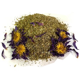 MQH Wholefoods™ Lotus Flowers Tea Herbal Pre Mix Mixed Blends Premium Quality! AVAILABLE IN 15+ BLENDS (Coltsfoot & Lotus Tea Mix, 10g)