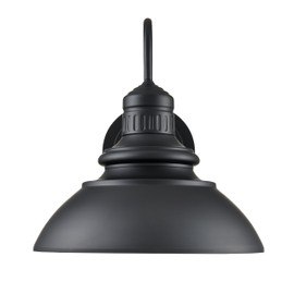 ML Lighting | Adda Collection | 81102-PBK | Outdoor LED Large Wall Sconce in Powder Coated Black with Black Aluminum Shade | Corridors, Gardens, Courtyards, Doorways, Back Yards, Patios