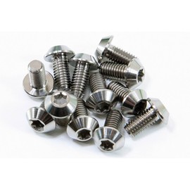 Micro Heroes (microhero) Titanium Bolts Set of 12 Disc Brake Rotor Fixing Bicycle Parts