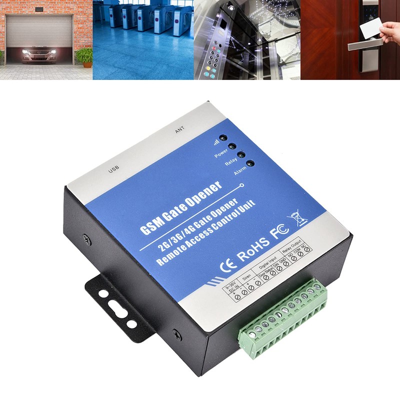 Sonew GSM Gate Opener, RTU5025 Wireless Garage Opener Door Access