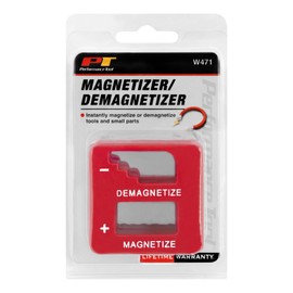 Performance Tool W471 Magnetic Tool Magnetizer/Demagnetizer for Small Parts and Tools - Shock Resistant Plastic