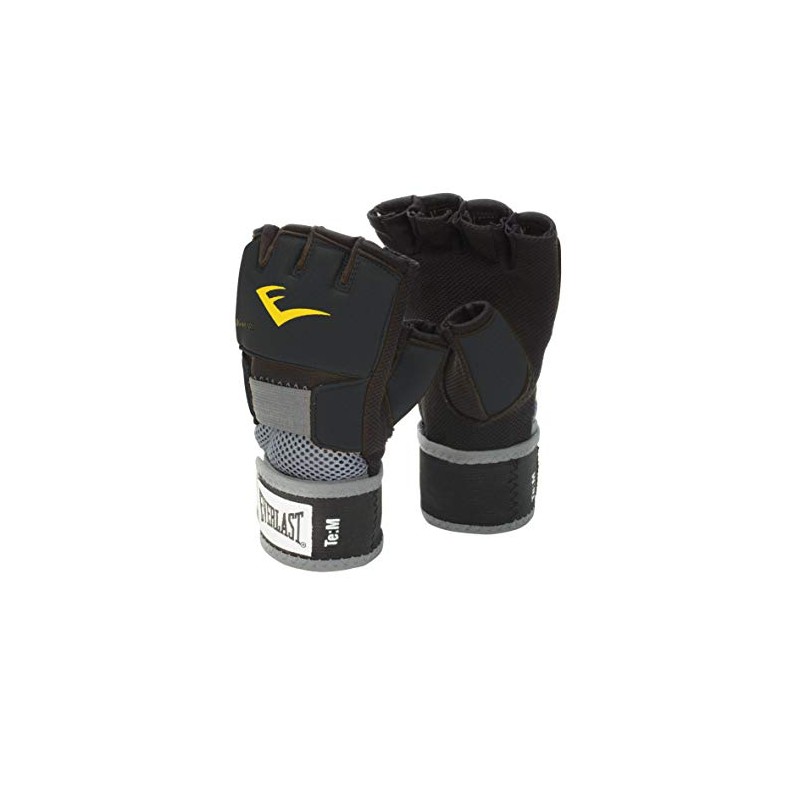 Everlast DWEQ127973 Evergel Hand Wraps Gloves, Black