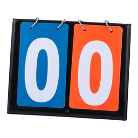 Sosoport Portable Basketball Scoreboard 2- Score Flipper Multifunctional for Sports Games