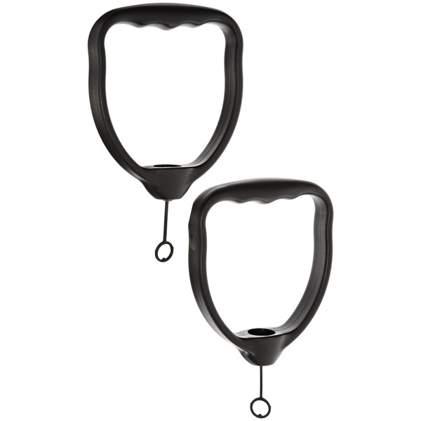 Cando 10-5340 Plastic Hold-Rite Handles (Pair) , For Exercise Bands