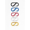 Aluminium S-Shaped Carabiner Clips, 88mm x 40mm, Set of 5,