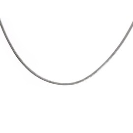 SIMPLÍ BASIC Long Snake Chain Necklace, Stainless Steel (Stainless Steel)