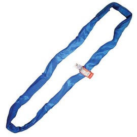 Blue Endless 12 Foot Polyester Round Sling | 21,200 lb. Vertical Capacity | 17,000 lb. Choker | 42,400 lb. Basket | 3-1/2" Relaxed Width | Hanes Supply (HSI) Heavy Duty Sling