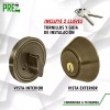 Prez Cerrojo Llave Mariposa Acero Inoxidable Cerradura Seguridad