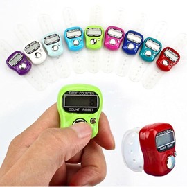 Digital Finger Ring Tally Counter, 5 Digit LCD Electronic Digital Display, Tally Counter Clicker for Weaving and Sports Counting Lap Counter, accessories for men and women