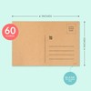Sweetzer & Orange Blank Postcards for Mailing. 60 Kraft 4x6
