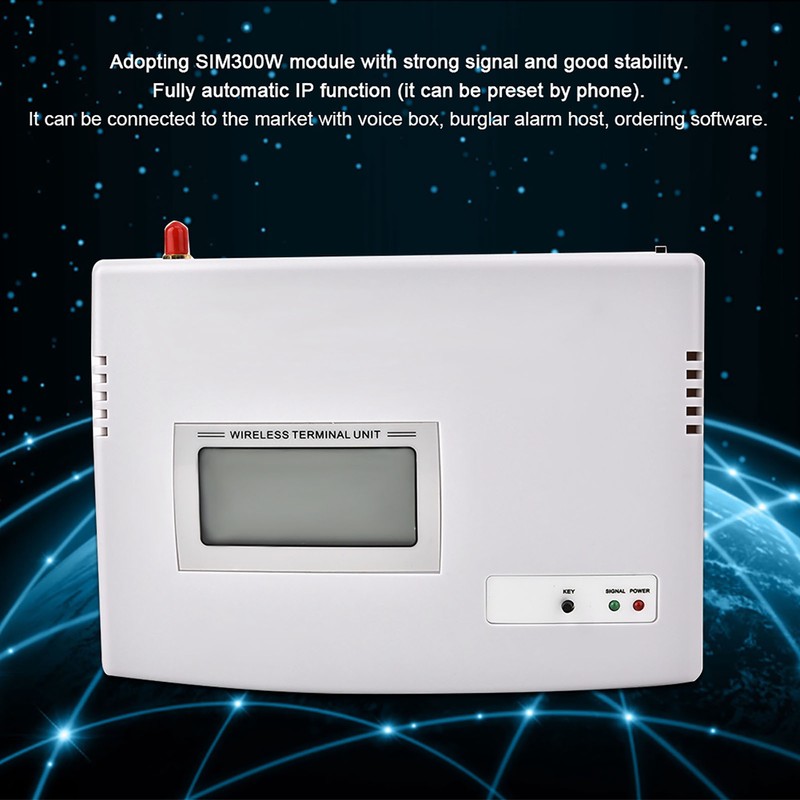 100‑240V GSM Desktop Phone Fixed Wireless Terminal Support Alarm System(/Quad